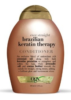 OGX Conditioner Ever Straight Brazilian Keratin Therapy 89ml afbeelding
