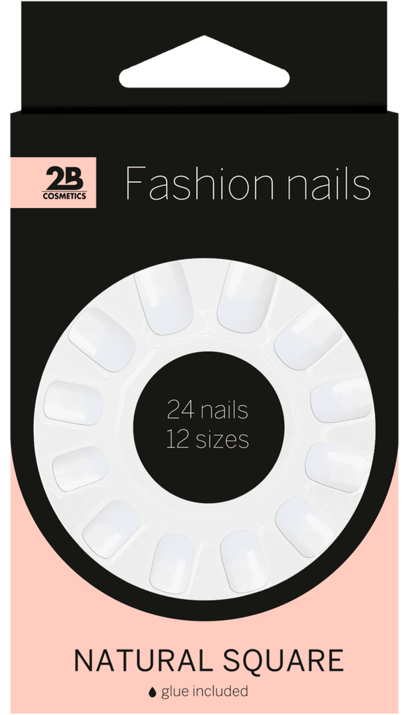 2B Nails Natural Square