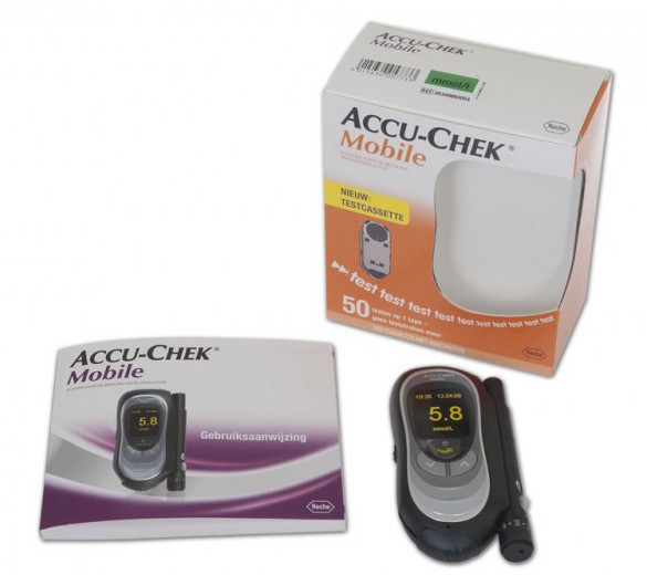 Roche Accu-Chek Mobile Bloedglucosemeter