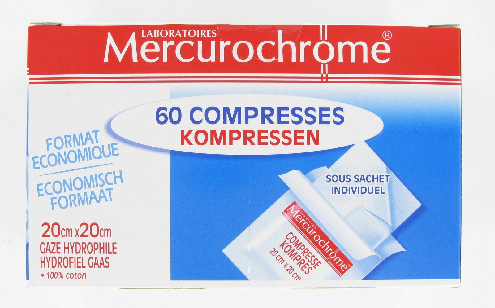Image of Mercurochrome Kompressen 5x5cm 60 ST 