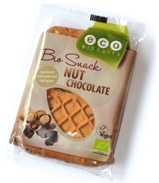 Eco Biscuit Nut Chocolate Bio Snack 45gr
