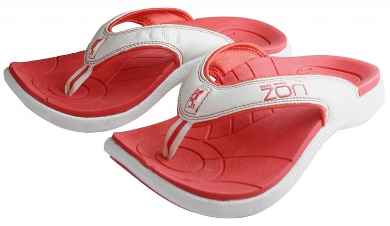 Zori Teenslippers Rood/Wit Maat 9