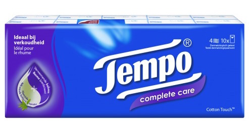 Tempo Zakdoekjes Complete Care 10st Tempo Zakdoekjes Complete Care 10st
