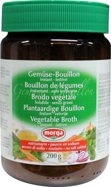 Morga Groentebouillon Zonder Zout 200gr