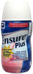 Abbott Ensure Plus Aardbei Flesje 200ml afbeelding