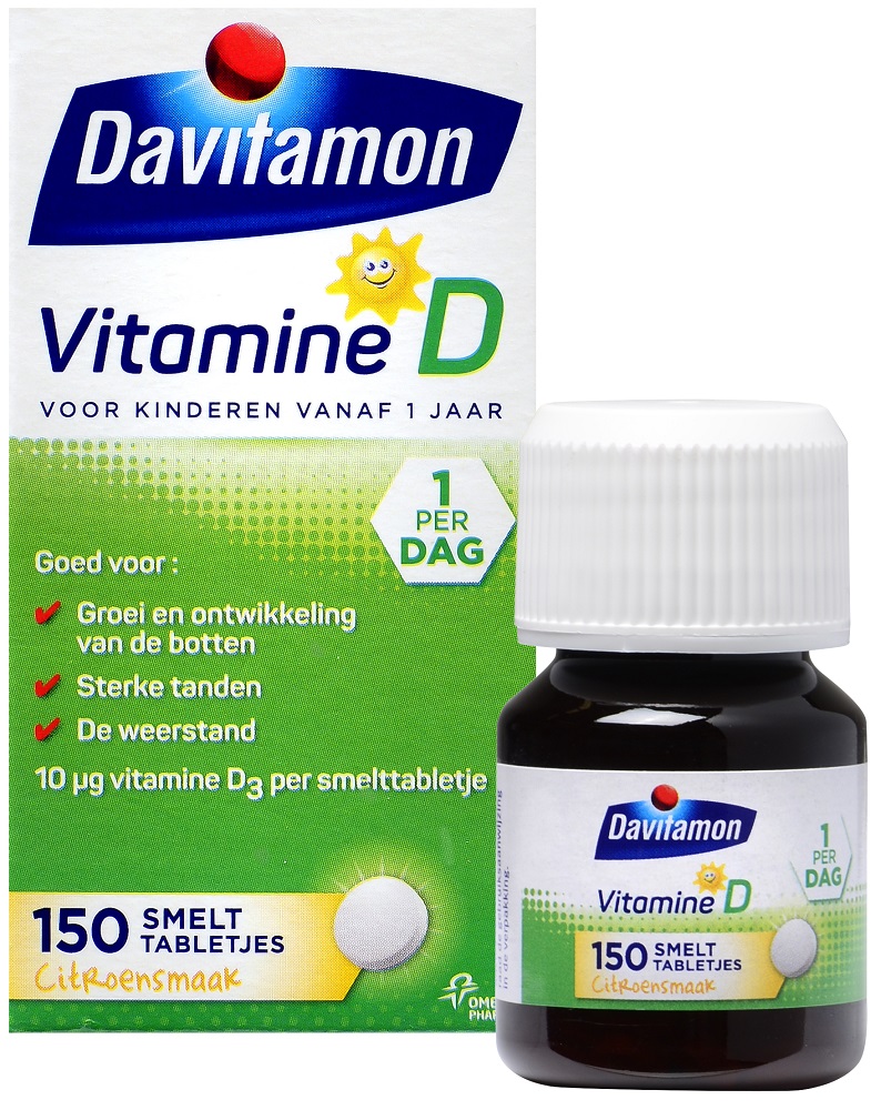 Davitamon Vitamine D Kind Smelttabletten