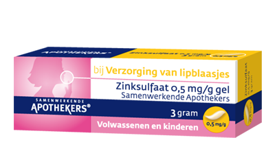 Samenwerkende Apothekers Zinksulfaatgel 0,5mg/g