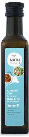 Afbeelding van Natufood Lijnzaadolie Koud Eko 250ml