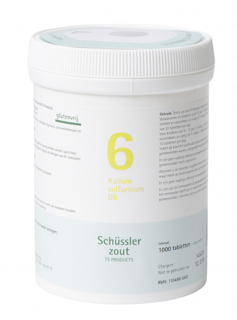 Pfluger Celzout 06 Kalium Sulfuricum D6 Tabletten afbeelding