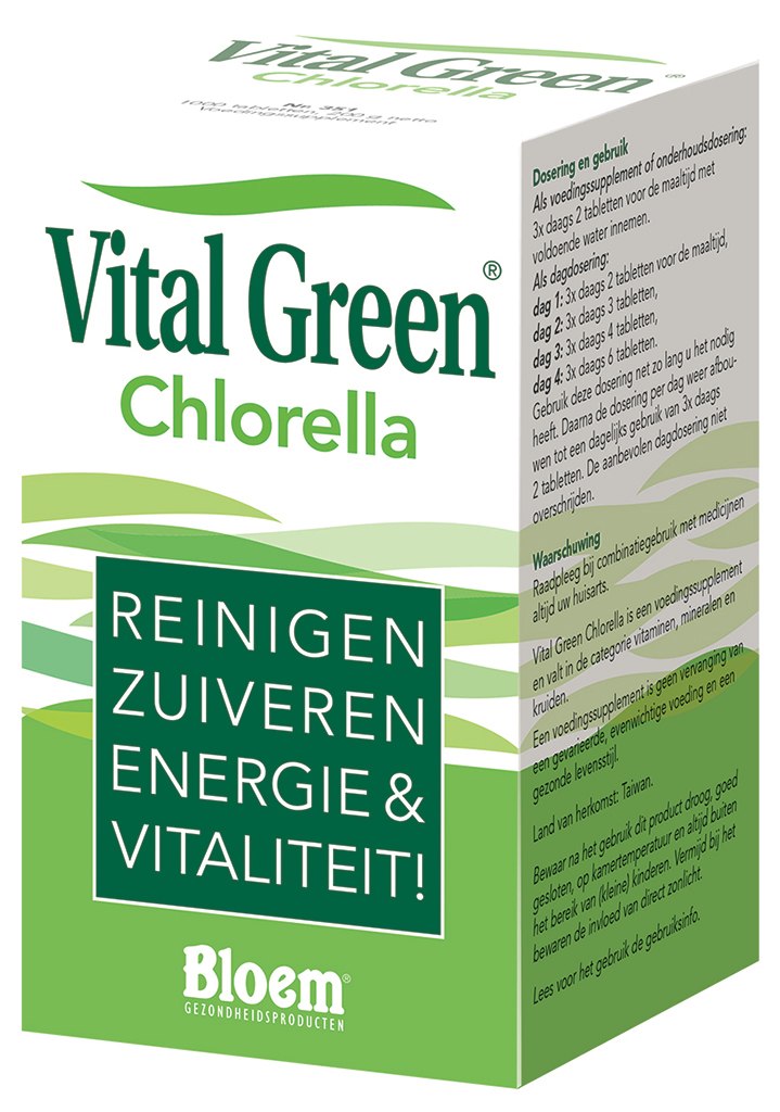 Vital Green Chlorella Tabletten 1000st