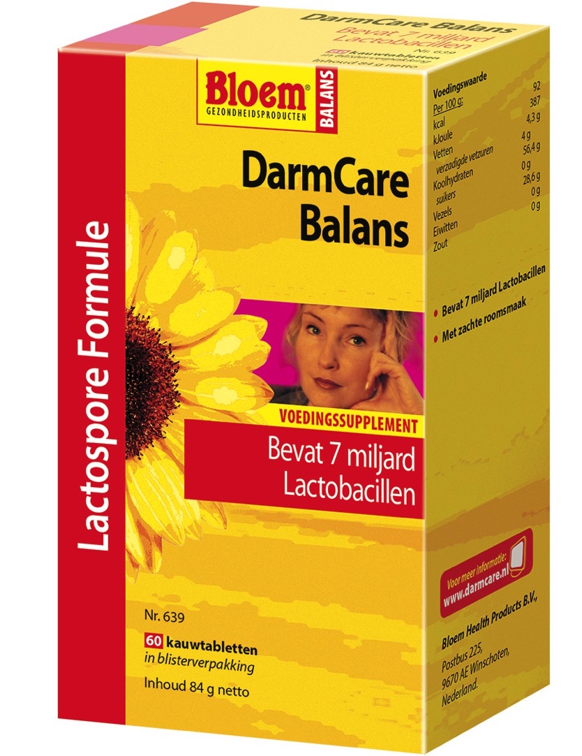 Bloem DarmCare Balans Kauwtabletten