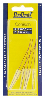 Duodent Rager Conisch 2,8 - 5,5 mm 6st afbeelding