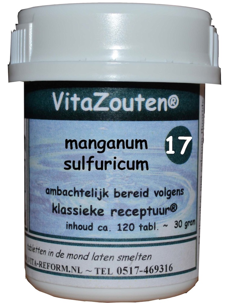 Vitazouten Nr. 17 Manganum Sulfuricum 120st afbeelding