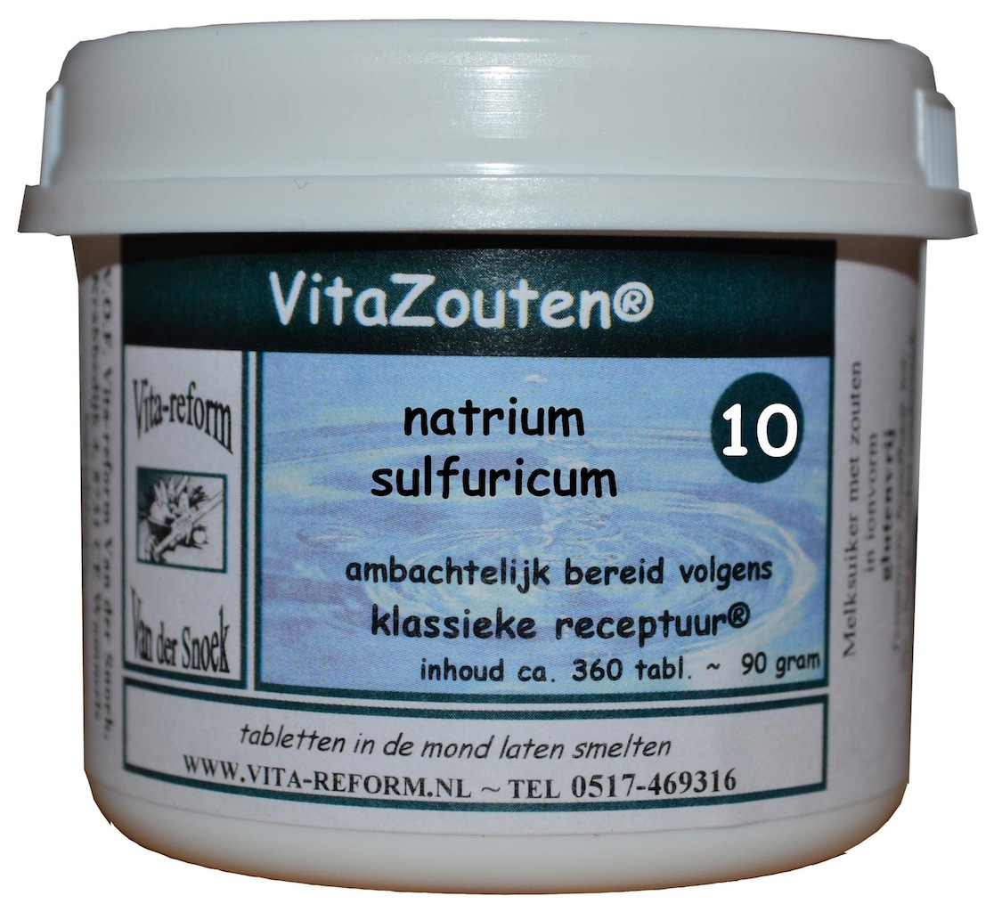 Vita Reform Vitazouten Nr. 10 Natrium Sulfuricum 360st afbeelding