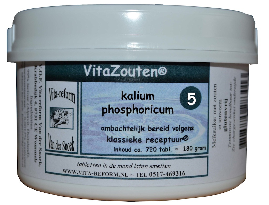 Vita Reform VitaZouten Nr. 5 Kalium Phosphoricum 720st Vita Reform VitaZouten Nr. 5 Kalium Phosphoricum 720st