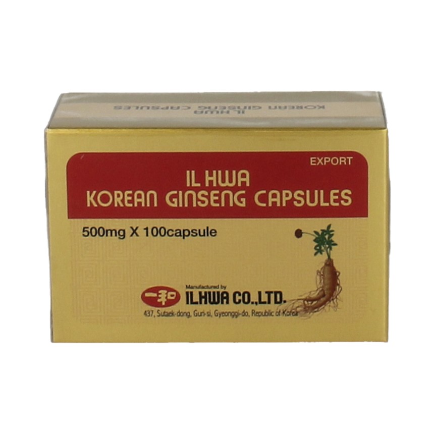 Il Hwa Ginseng Poeder 500mg Capsules