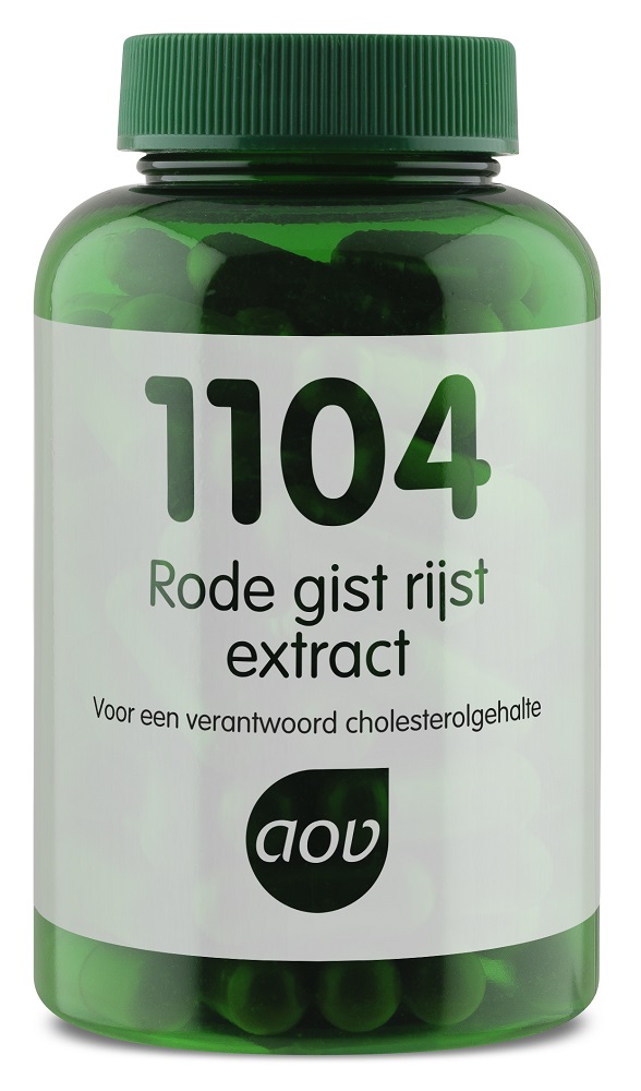 AOV 1104 Rode Gist Rijst Extract Capsules 90st