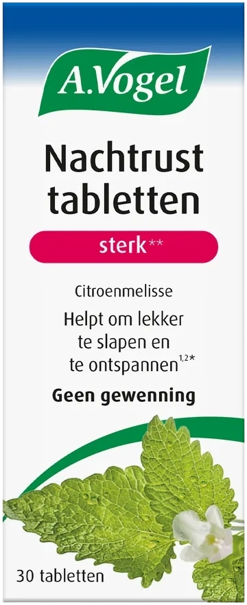 A.Vogel Citroenmelisse Nachtrust Tabletten Sterk afbeelding