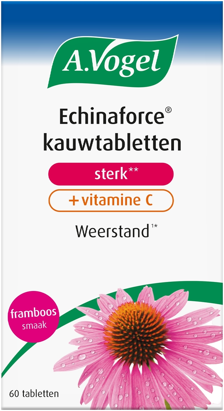 A.Vogel Echinaforce Kauwtabletten sterk** + Vitamine C Tabletten afbeelding