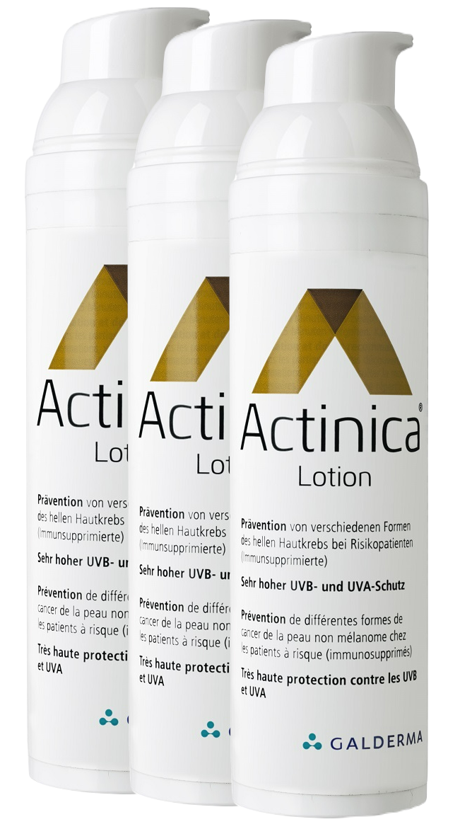 Actinica Lotion SPF50+ Trio-verpakking
