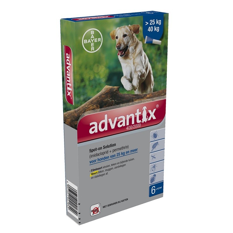 Advantix Hond Spot-on Solution 400/2000