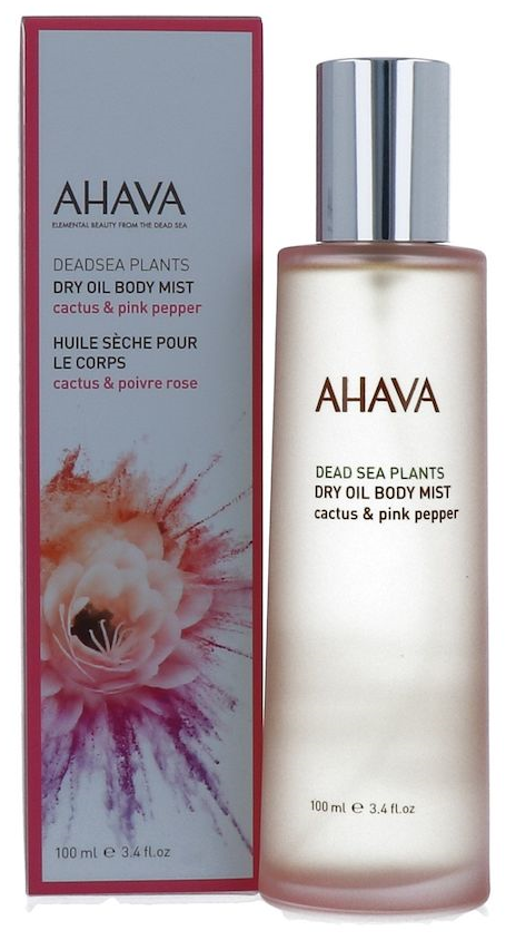 Ahava Dry Oil Body Mist Cactus & Pink Pepper