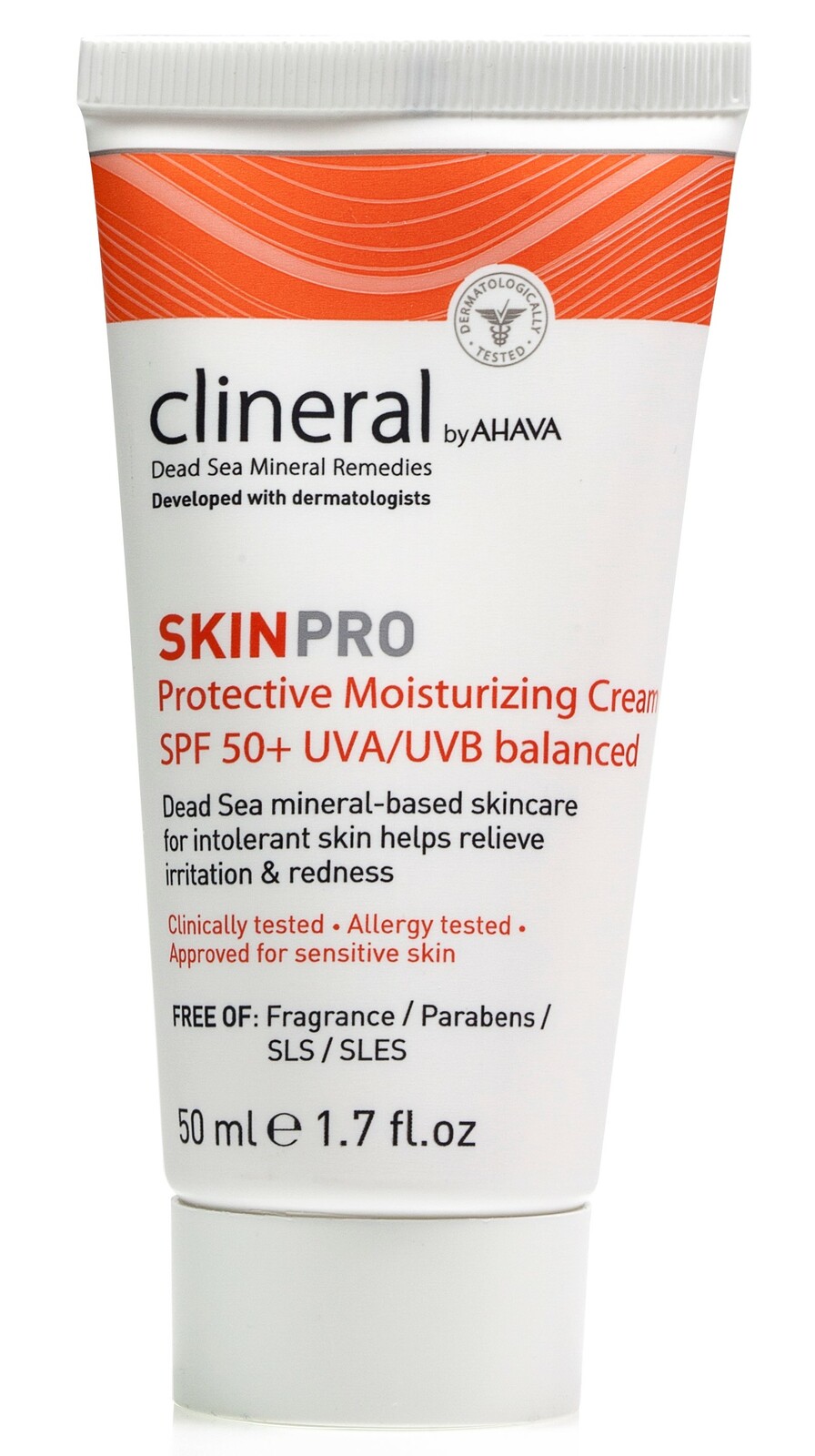 Image of Ahava Clineral SKINPRO Protective Moisturizing Cream SPF50