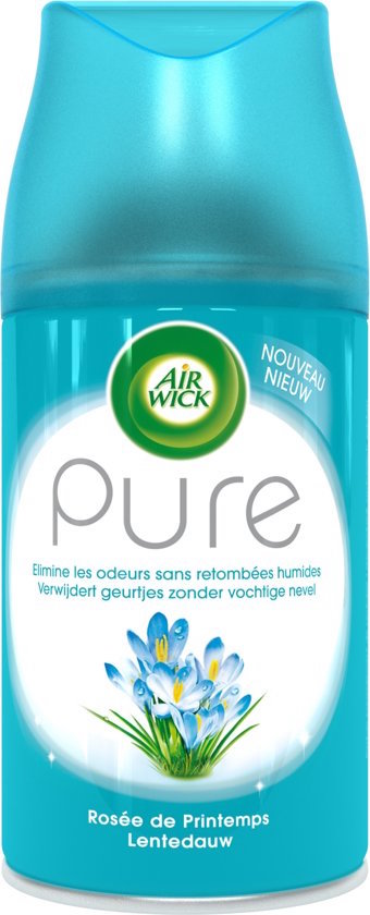 Air Wick 6x Freshmatic Max Pure Automatische Spray Navulling Lentedauw 250 ml online kopen