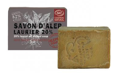 Aleppo Soap Co Savon D&apos;Alep Zeep met 20% Laurier Cosmos Natural