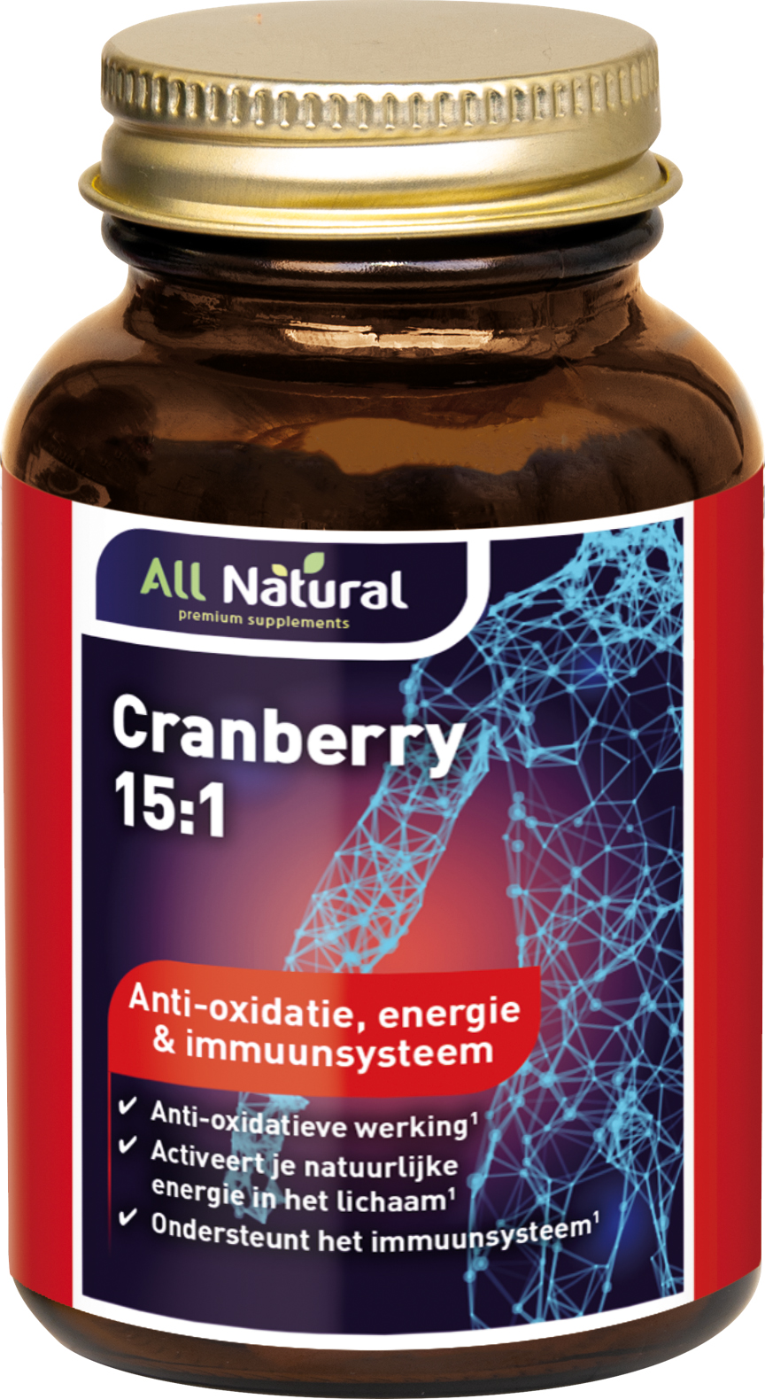 All Natural Cranberry 15:1 Tabletten