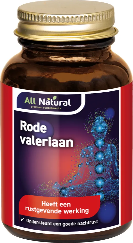 All Natural Rode Valeriaan Dragees