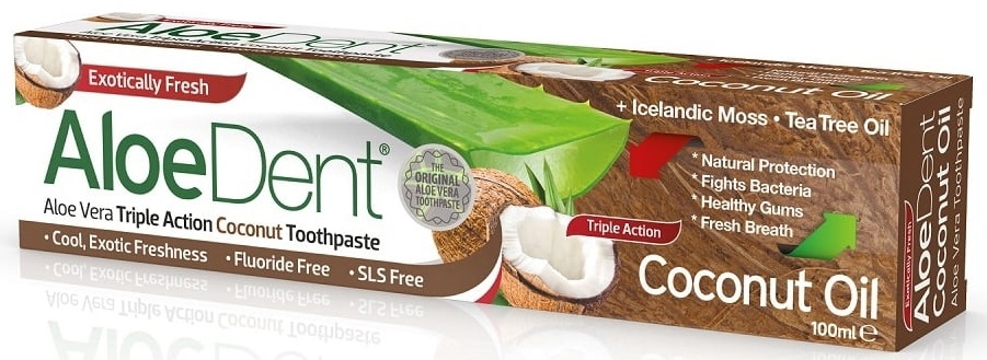 AloeDent Aloe Vera Triple Action Coconut Tandpasta