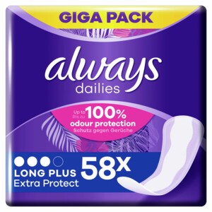 Always Dailies Inlegkruisjes Extra Protect Long Plus