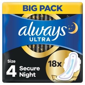 Image of Always Ultra Secure Night Maandverband 