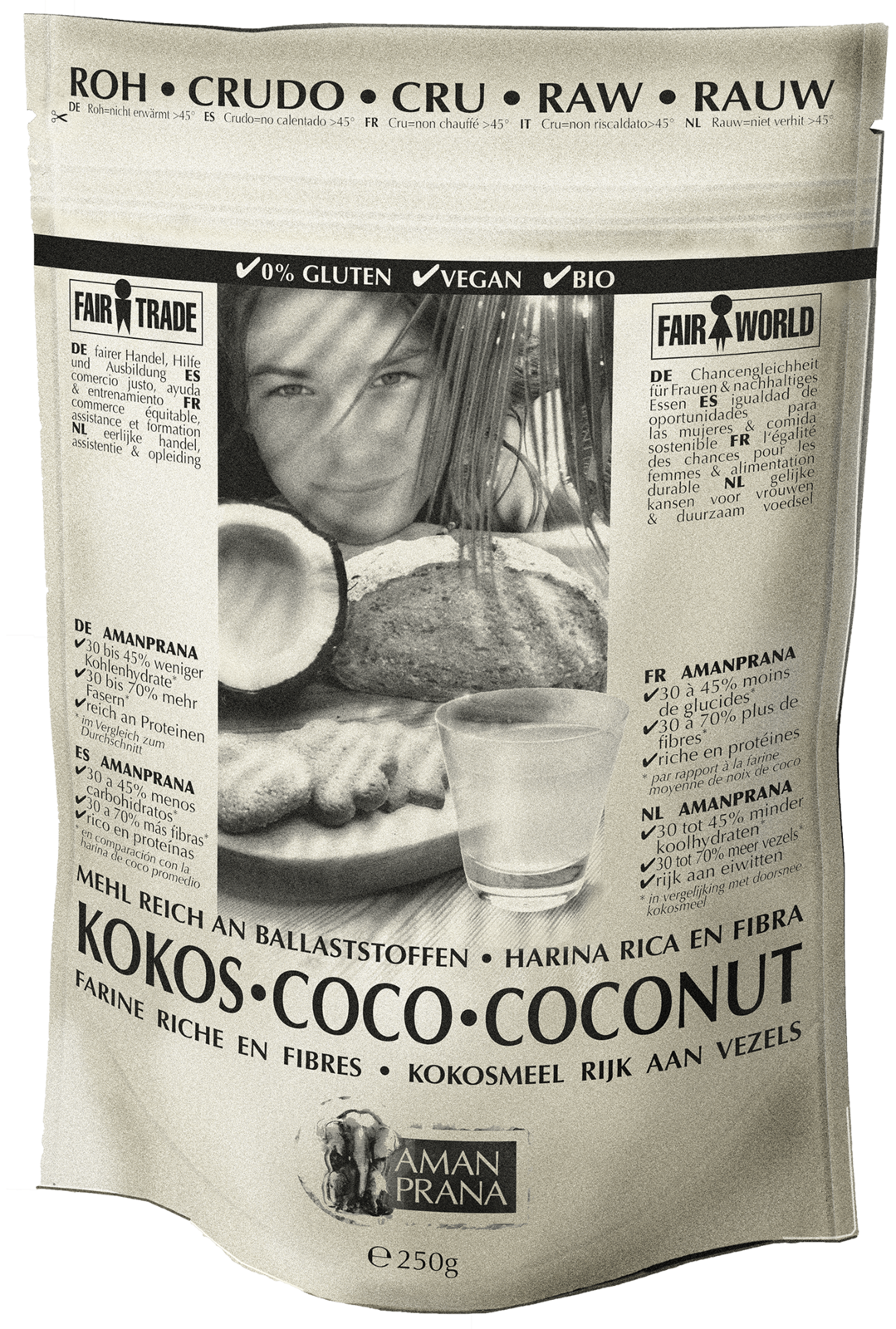 Aman Prana Biologische Kokosmeel