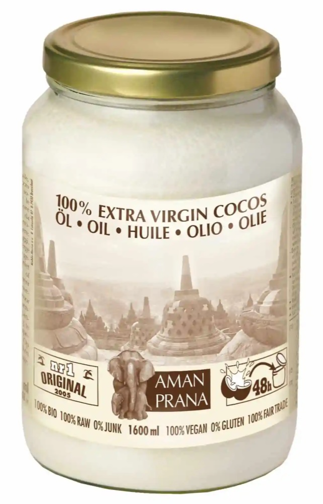 Amanprana Kokosnootolie biologisch 1600 ml