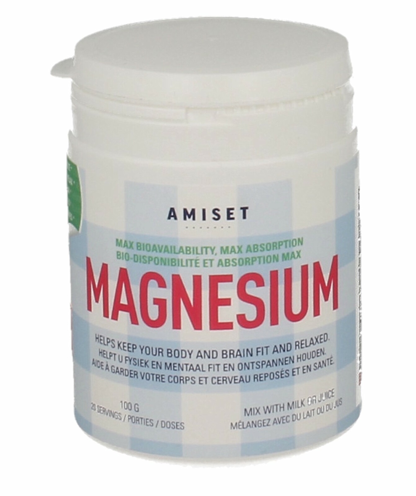 Amiset Magnesium Poeder 100gr