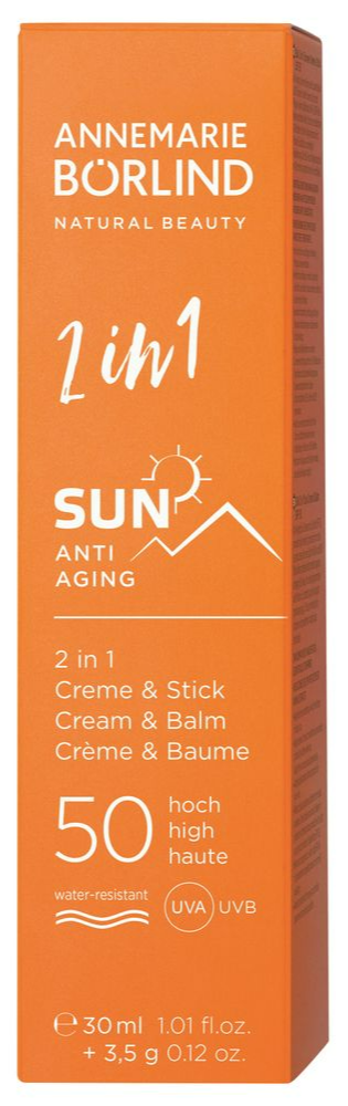 Annemarie Borlind Sun Anti-Aging 2-in-1 Cream & Balm Stick SPF50 afbeelding
