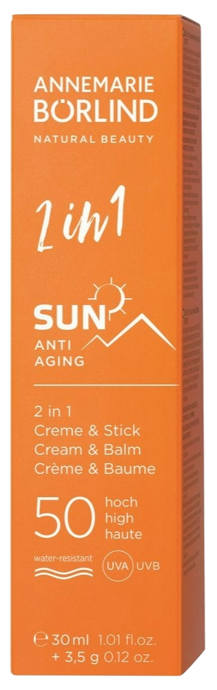 Annemarie Borlind Sun Anti-Aging 2-in-1 Cream & Balm Stick SPF50