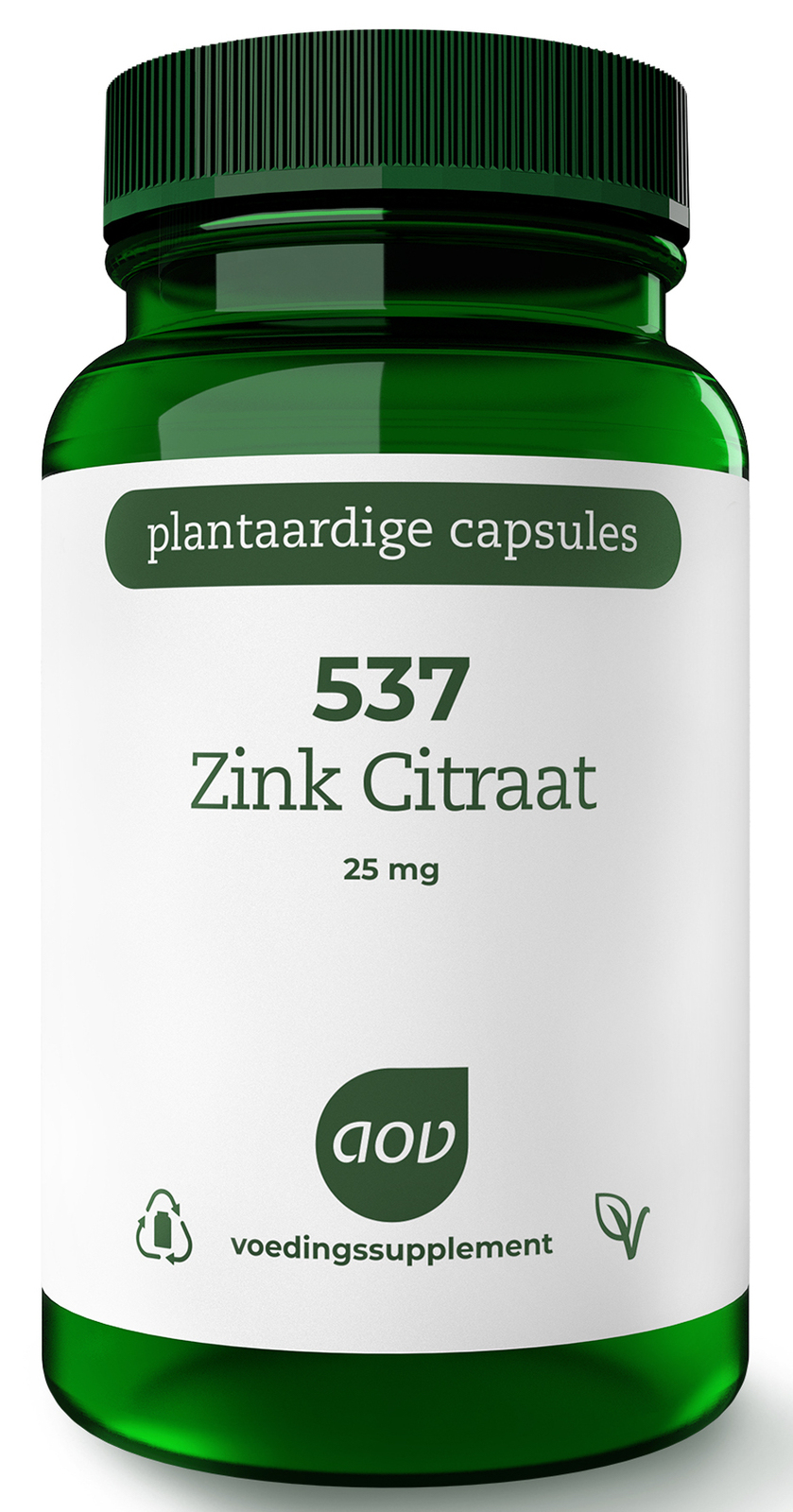 AOV 537 Zink Citraat 25mg Vegacaps