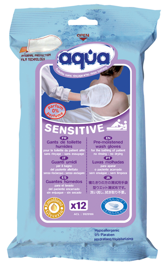 Aqua Sensitive Washandjes afbeelding