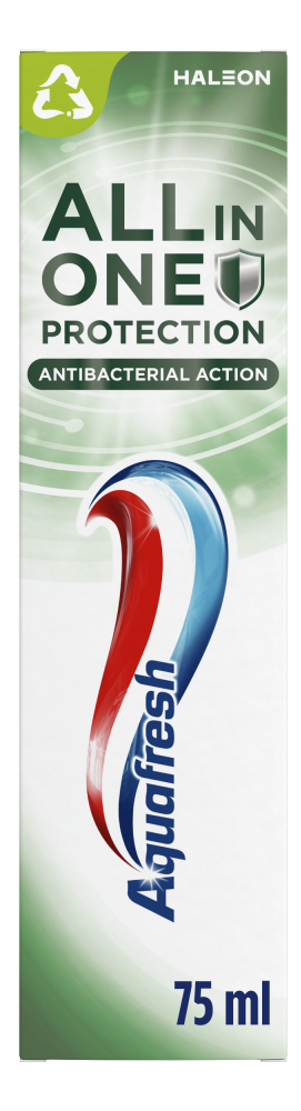 Aquafresh All in One Protection Anti Bacterial Action Tandpasta afbeelding