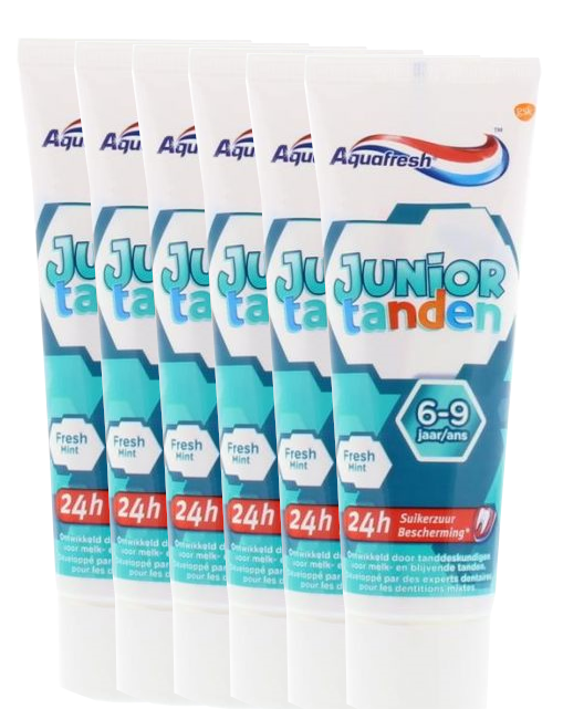 Aquafresh Tandpasta Junior Tanden 6+ jaar Multiverpakking