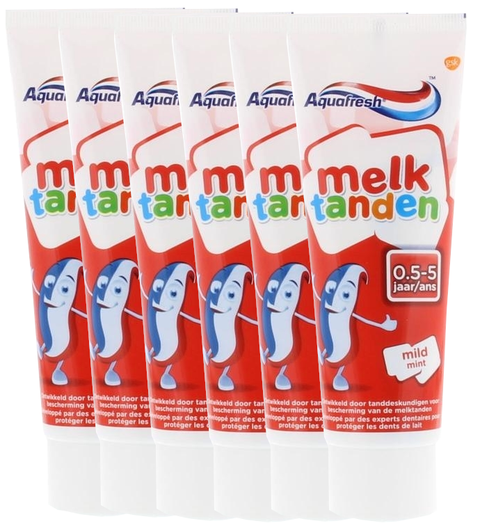 Aquafresh Tandpasta Melktanden 0.5 - 5 jaar Multiverpakking
