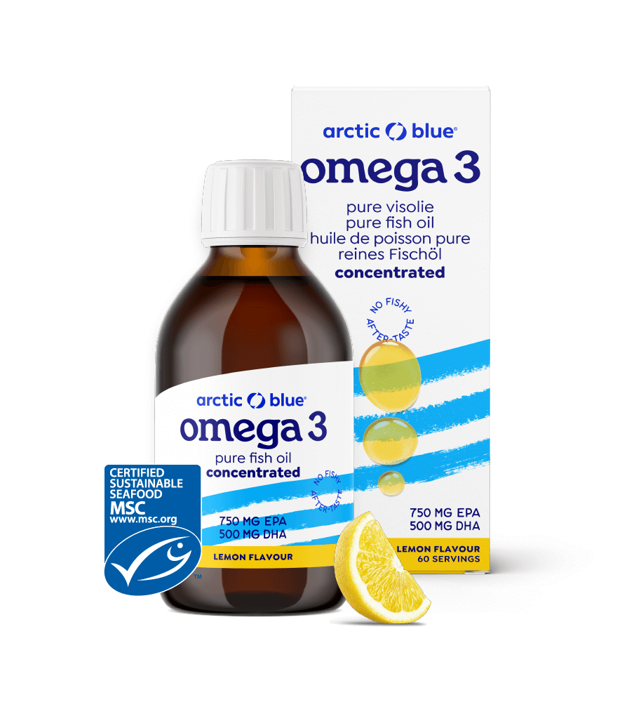 Arctic Blue Omega-3 Visolie Citroensmaak afbeelding