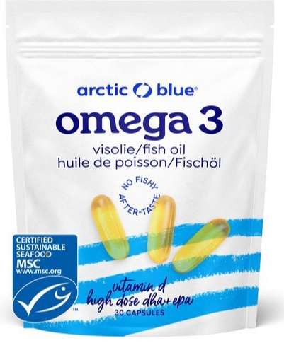 Afbeelding van Arctic Blue Omega 3 Visolie met Vitamine D - High Dose