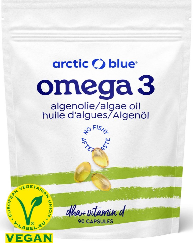 Afbeelding van Arctic Blue Omega-3 algenolie DHA Capsules - met vitamine D