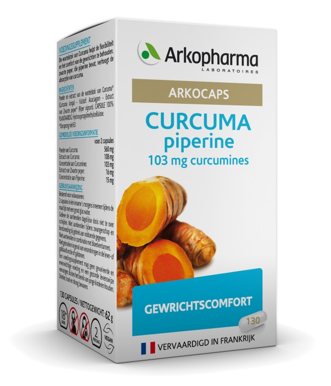 Arkocaps Curcuma Piperine Capsules