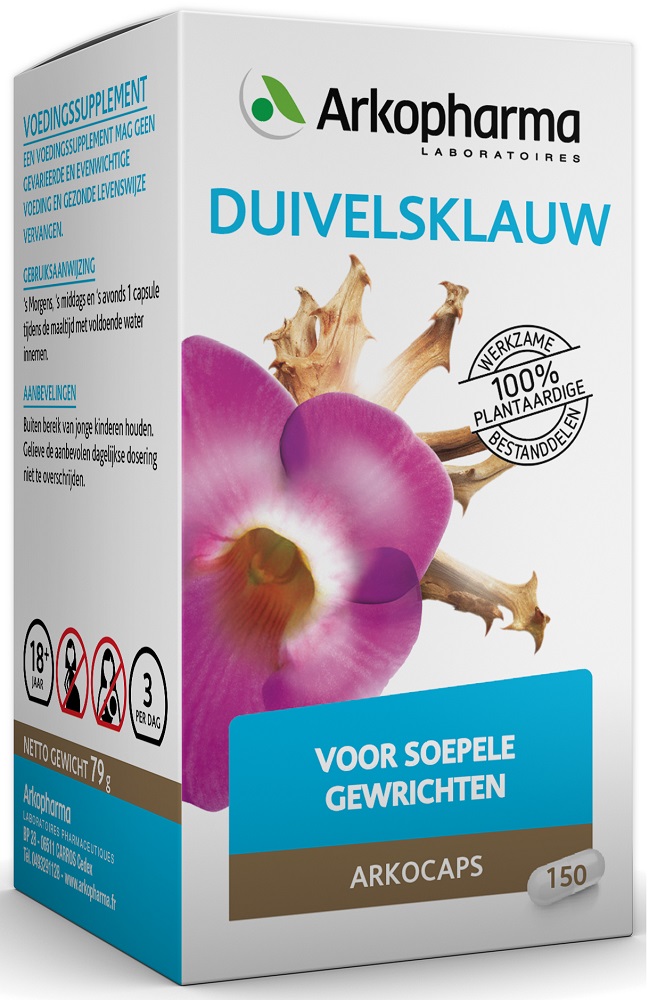Arkocaps Duivelsklauw Capsules 150st afbeelding