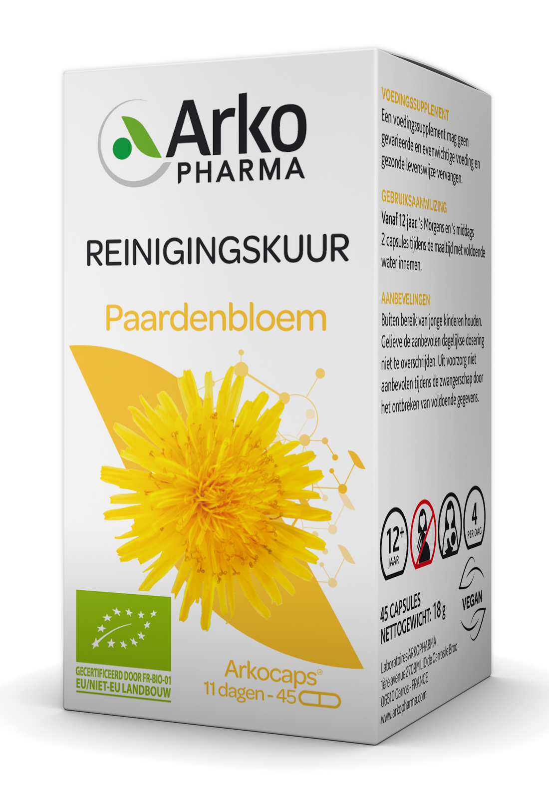 Arkocaps Paardebloem Capsules 45st afbeelding